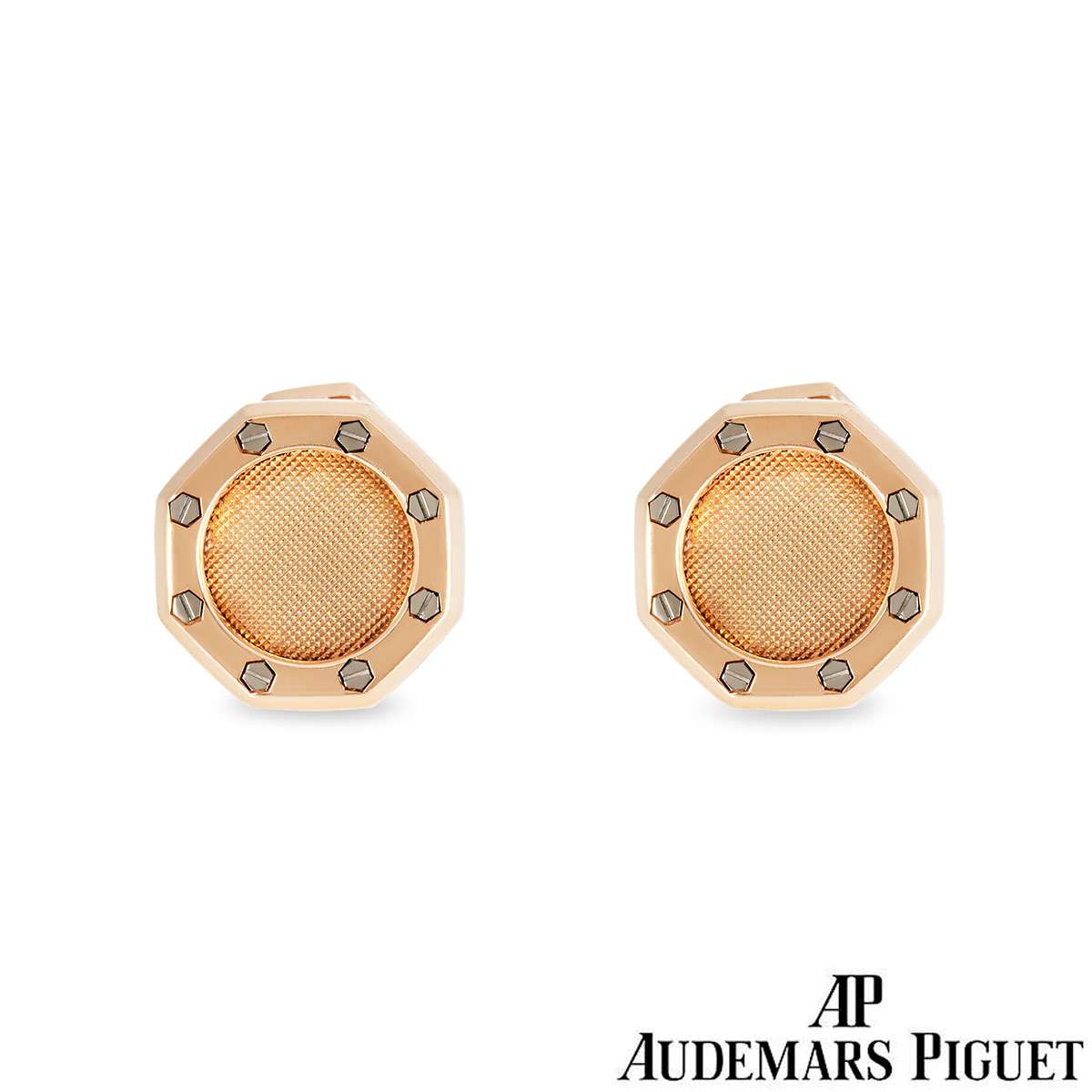 Audemars Piguet Yellow Gold Royal Oak Cufflinks